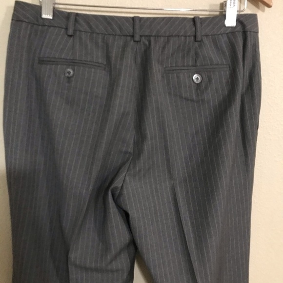 Brooks Brothers size 10 100% wool KATHERINE fit made in Italy Gray pinstriped - Picture 4 of 7